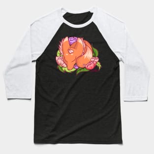 Sleeping Fox Baseball T-Shirt